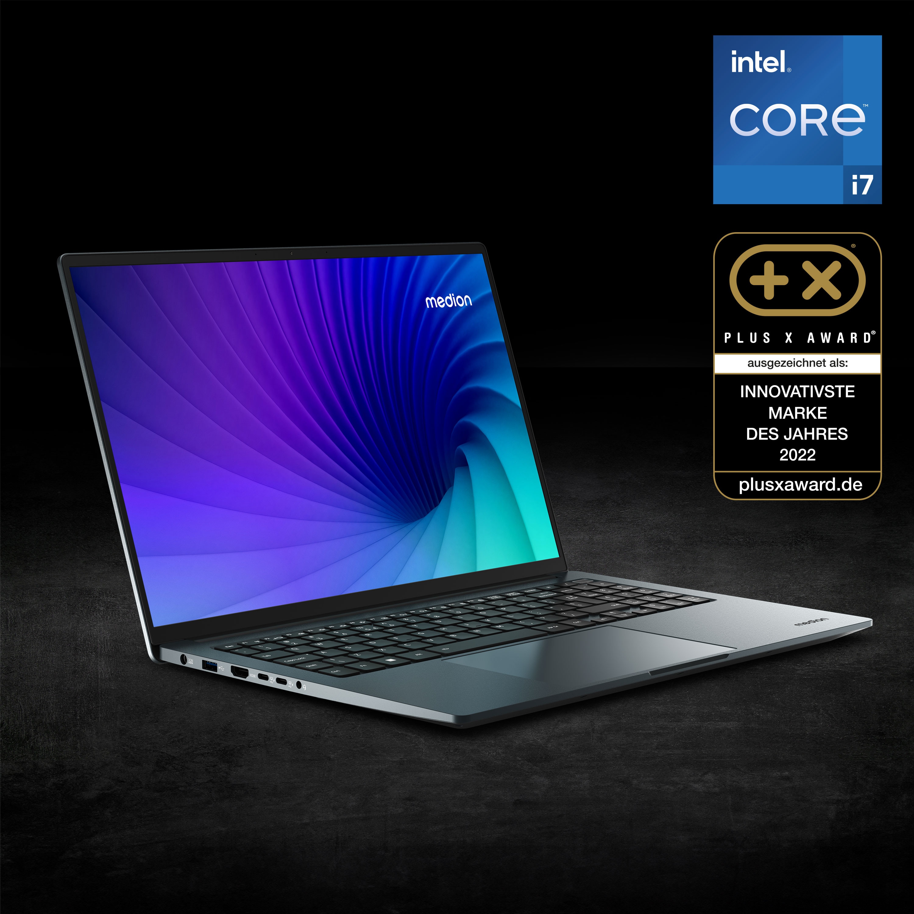 MEDION® P10 Laptop, Intel® Core™ i7-13620H, Windows 11 Home, 40,6 cm (16,0'') QHD+ Display, NVIDIA® GeForce RTX™ 3050, 1 TB SSD, 16 GB RAM