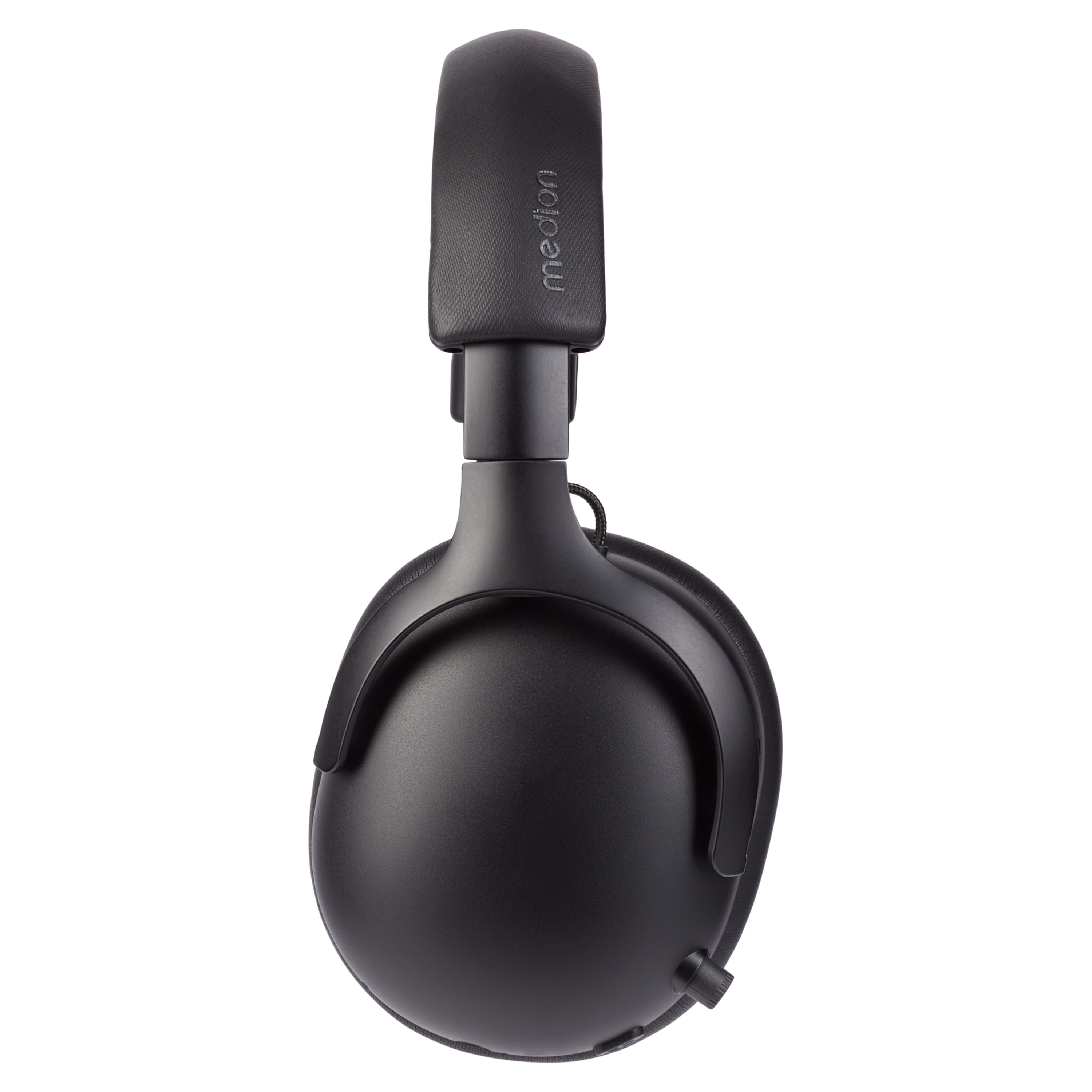 MEDION® Over Ear-Kopfhörer MEDION LIFE HX-1 Pure schwarz , bis zu 100 Stunden Akkulaufzeit, 3 EQ-Presets + 1 App-Preset, Bluetooth® 5.4 wireless technology, IPX4 Spritzwasserschutz