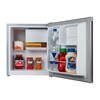 MEDION® Tischkühlschrank mit Eisfach MD 37136, 40 L Gesamt-Nutzinhalt, integriertes Eiswürfelfach, Geräuschpegel 42 dB