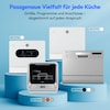 MEDION® LIFE® Tischgeschirrspüler DWT51 (MD 37766), 7 Reinigungsprogramme, Eimer-Funktion und Wasseranschluss, für 5 Gedecke, EasyFit Design, Touch-Bedienfeld, LED-Display
