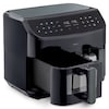 MEDION® LIFE® P20 XXL Twin Doppelzonen-Heißluftfritteuse MD 11760, 100 Rezepte in der Life+ App, 2 separate Garzonen, 9 Automatikprogramme, 8,7 L Gesamt-Nutzinhalt, 2.600 Watt, Temperatur einstellbar bis 200 °C