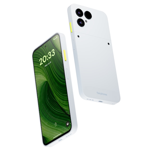 FAIRPHONE Gen. 6, 256 GB, Cloud White (Model: FP6)