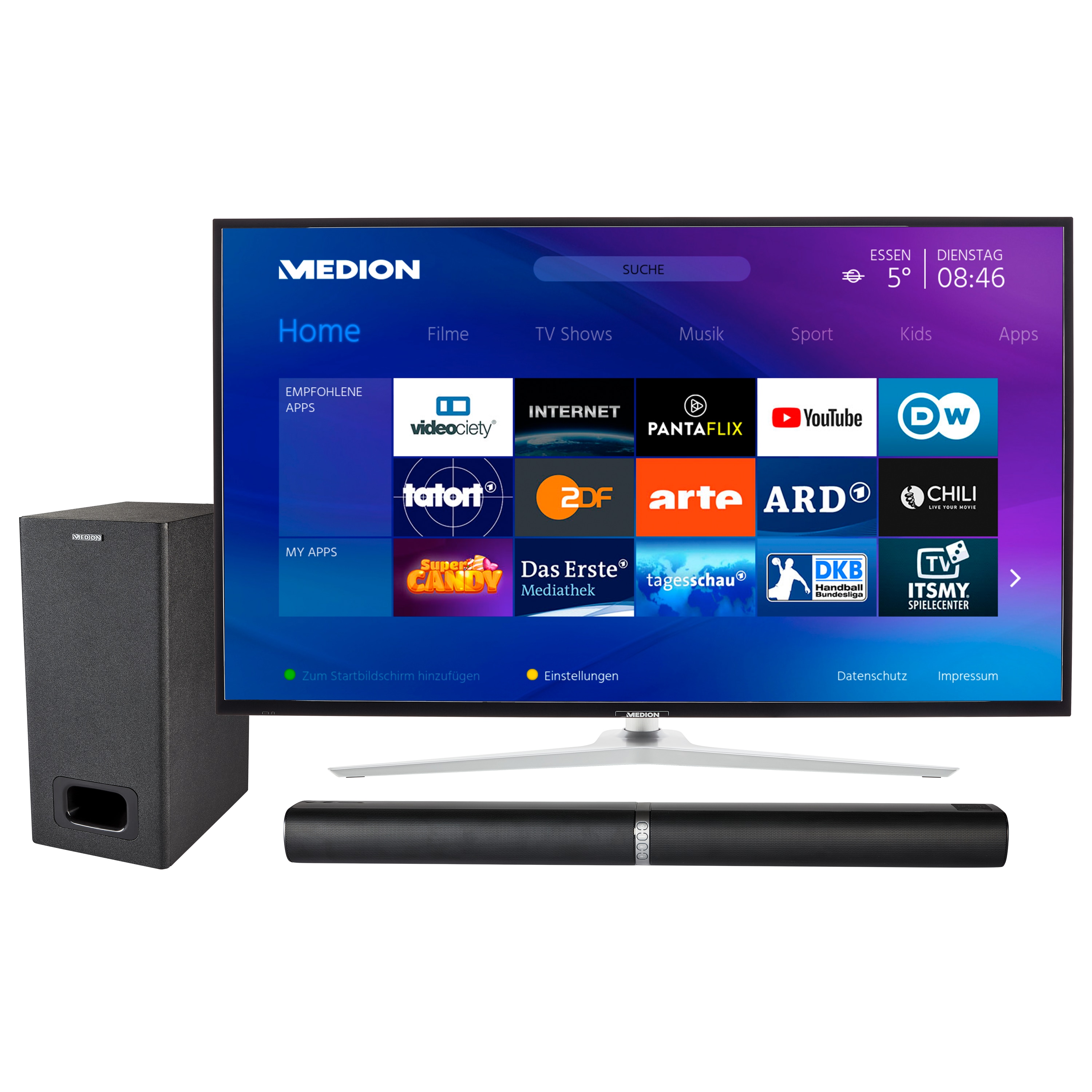 medion 2.1 soundbar