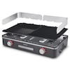 MEDION® LIFE Tischgrill mit Dual-Zonen-System (MD12027), 2,400 Watt, 2 abnehmbare Platten, LED-Statusanzeige (weiß, rot, grün), IPX4-Schutz