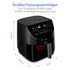MEDION® LIFE Heißluftfritteuse X20 XL (MD13060), Temperaturfühler, MEDION Life+ App, Touch-Sensor- Bedienfeld, 6,6 L Fassungsvermögen, 10 Automatikprogramme, 5 Fleischprogramme