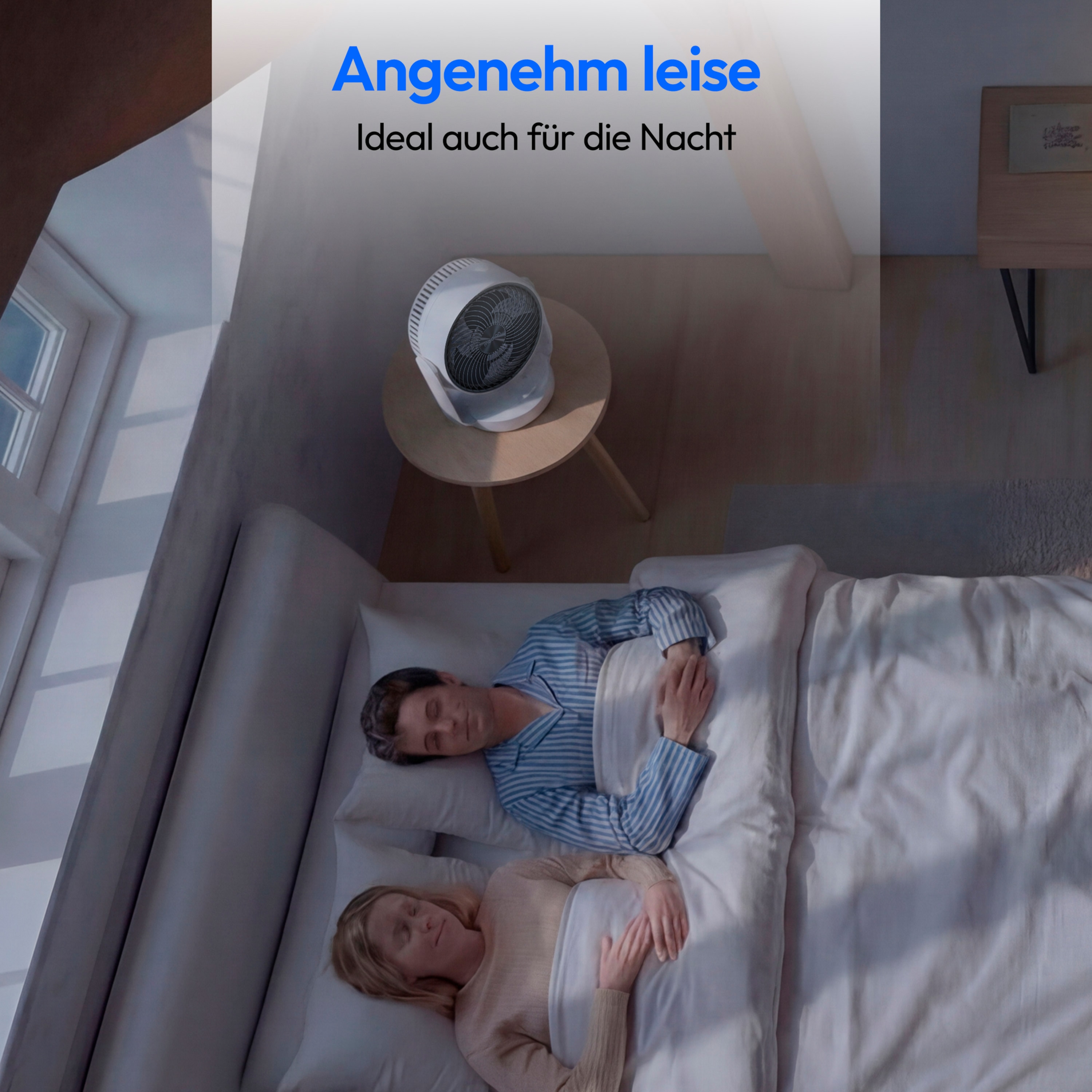 MEDION® LIFE P20 DF Tischventilator (MD 100141), 7 Geschwindigkeitsstufen, 28 Watt Leistung, zuschaltbare Schwenkfunktion, inkl. magnetischer Fernbedienung
