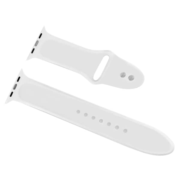 RENEWD Watch Series 3 38 mm, weiß/silber