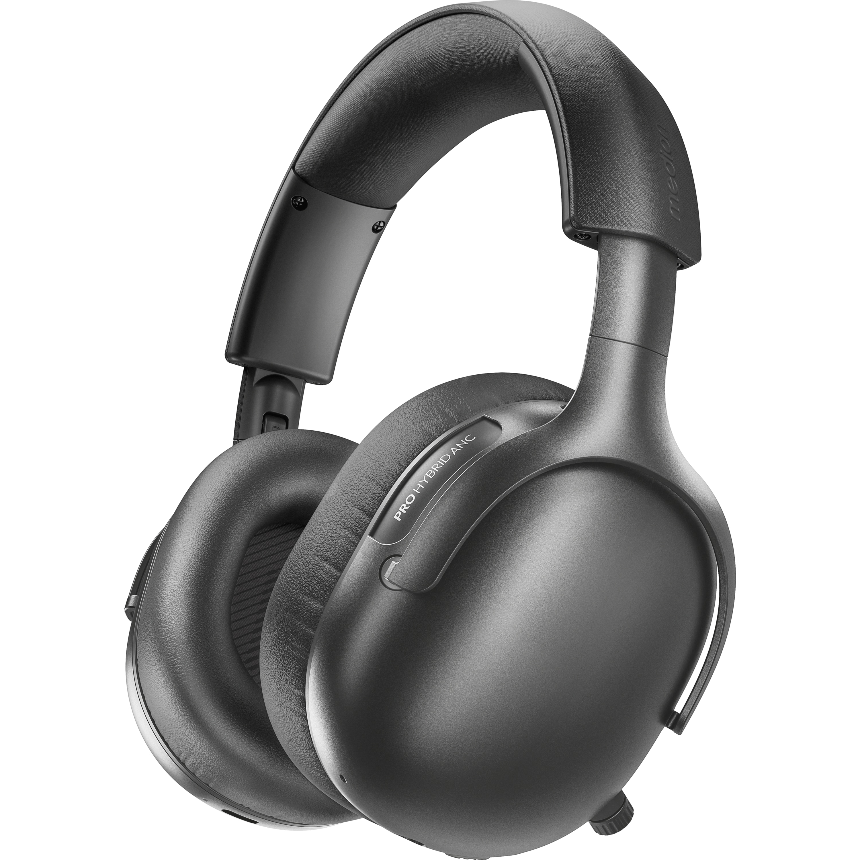 MEDION® LIFE HX-1 Pro Over Ear-Kopfhörer, bis zu 190 Stunden Akkulaufzeit, Hybrid Active Noise Cancelling, 7 EQ-Presets + 1 App-Preset, Bluetooth® 6.0 wireless technology, IPX4 Spritzwasserschutz
