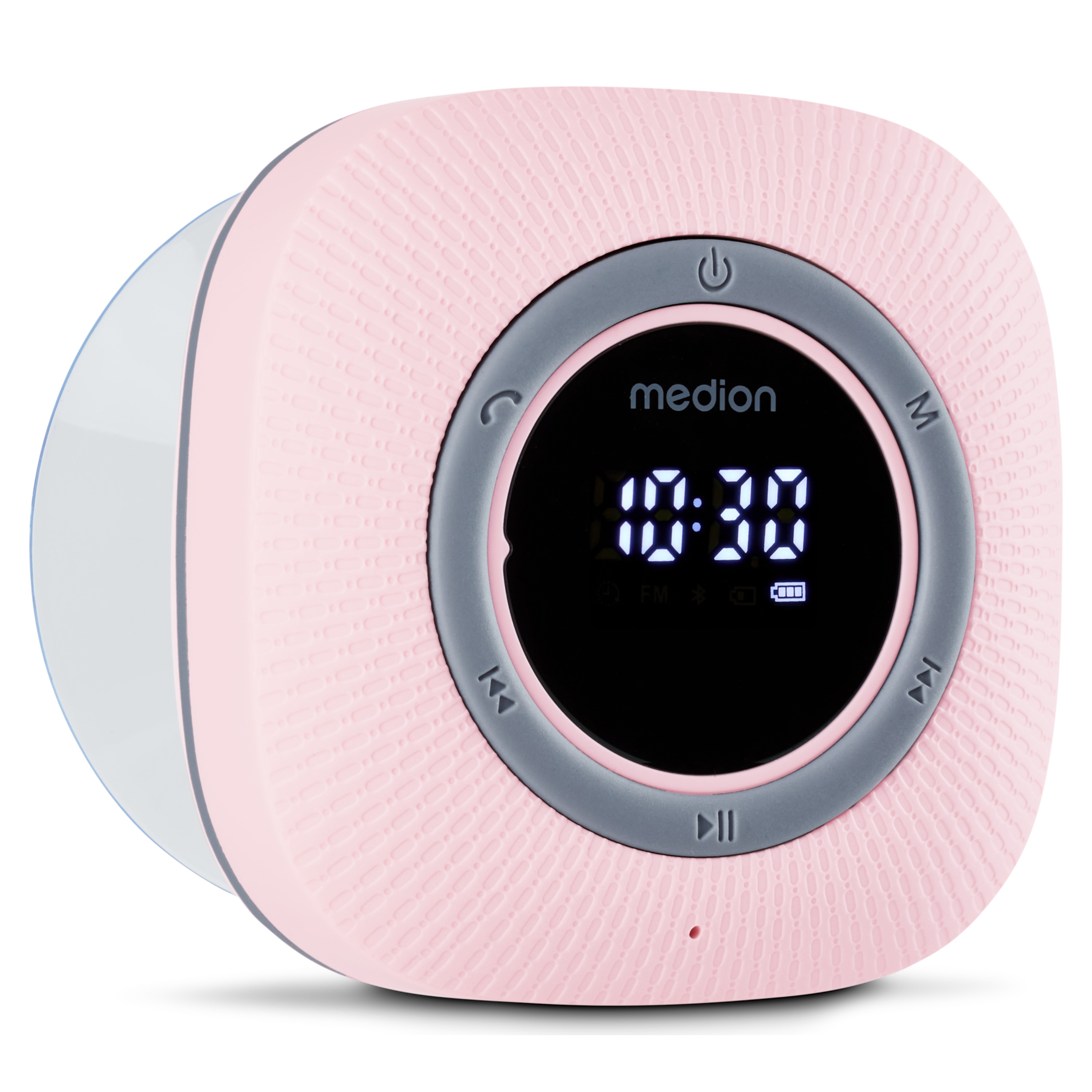 MEDION® LIFE® S66884 Duschradio, LED-Display, UKW-Radio, IPX6 Schutz, Bluetooth® 5.1, 30 W Ausgangsleistung (3 W RMS)