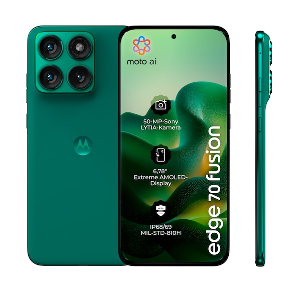 MOTOROLA edge 70 fusion 5G, 256 GB, Sporting Green (XT2605-1)