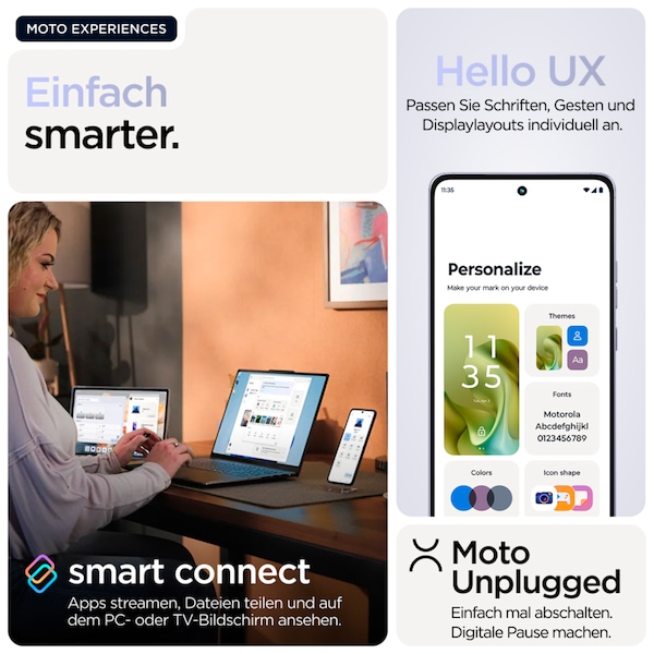 MOTOROLA moto g86 5G, 256 GB, Cosmic Sky
