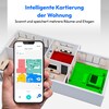 MEDION® Saugroboter mit Absaugstation X23 SW+, Wischfunktion, Lasernavigation, 5.000 Pa Saugkraft, No Go & Go Bereiche, präzise Kartenerstellung, mehrere Etagen, App-Steuerung