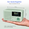 MEDION® LIFE® S66822 Tragbares DAB+ Radio, Farb-TFT Display 3,73 cm (1,47''), DAB+/UKW-Radio (je 40 Senderspeicher), Bluetooth® 5.3, integrierter Akku, extra kompakt, 2 W RMS