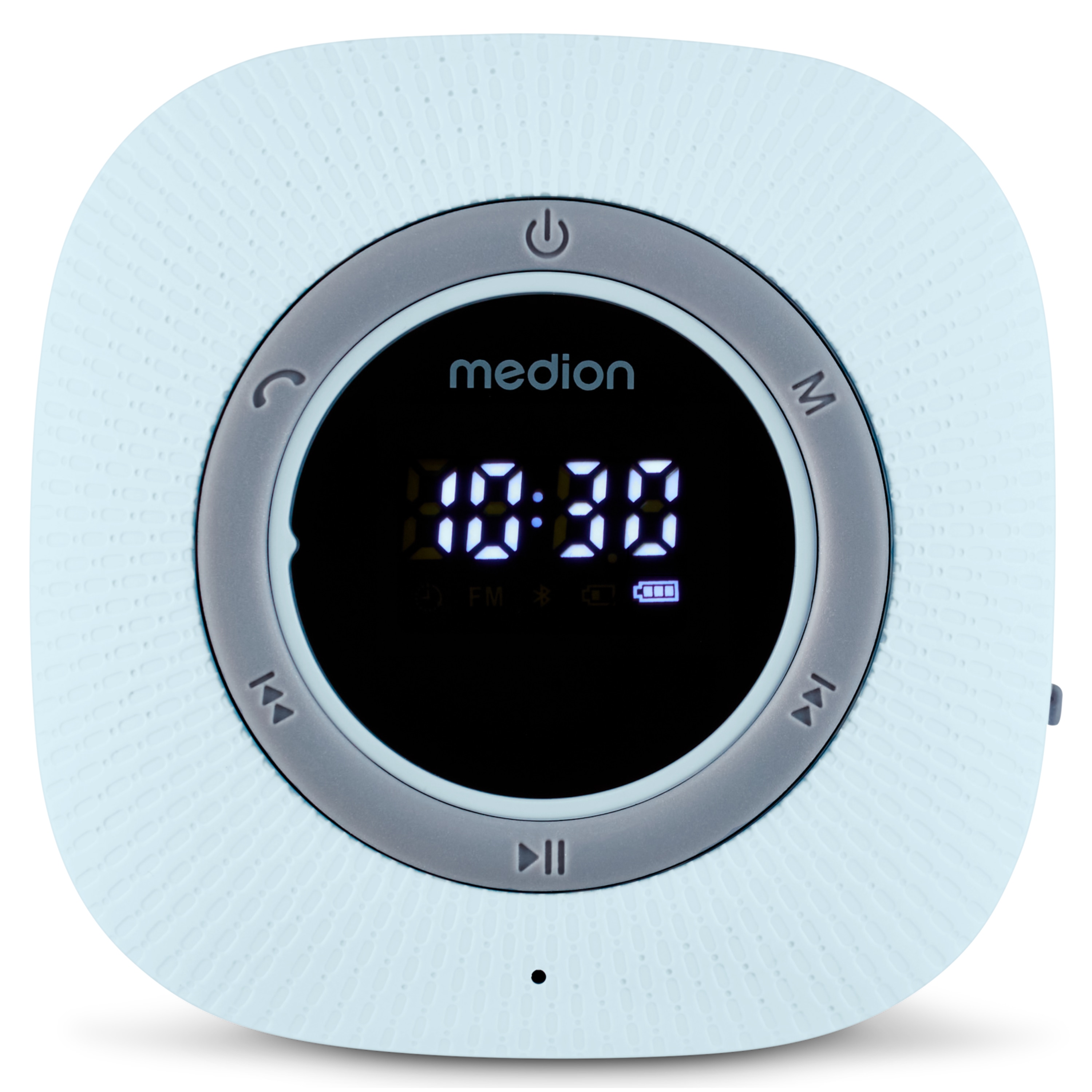 MEDION® LIFE® S66884 Duschradio, LED-Display, UKW-Radio, IPX6 Schutz, Bluetooth® 5.0, 30 W Ausgangsleistung (3 W RMS)