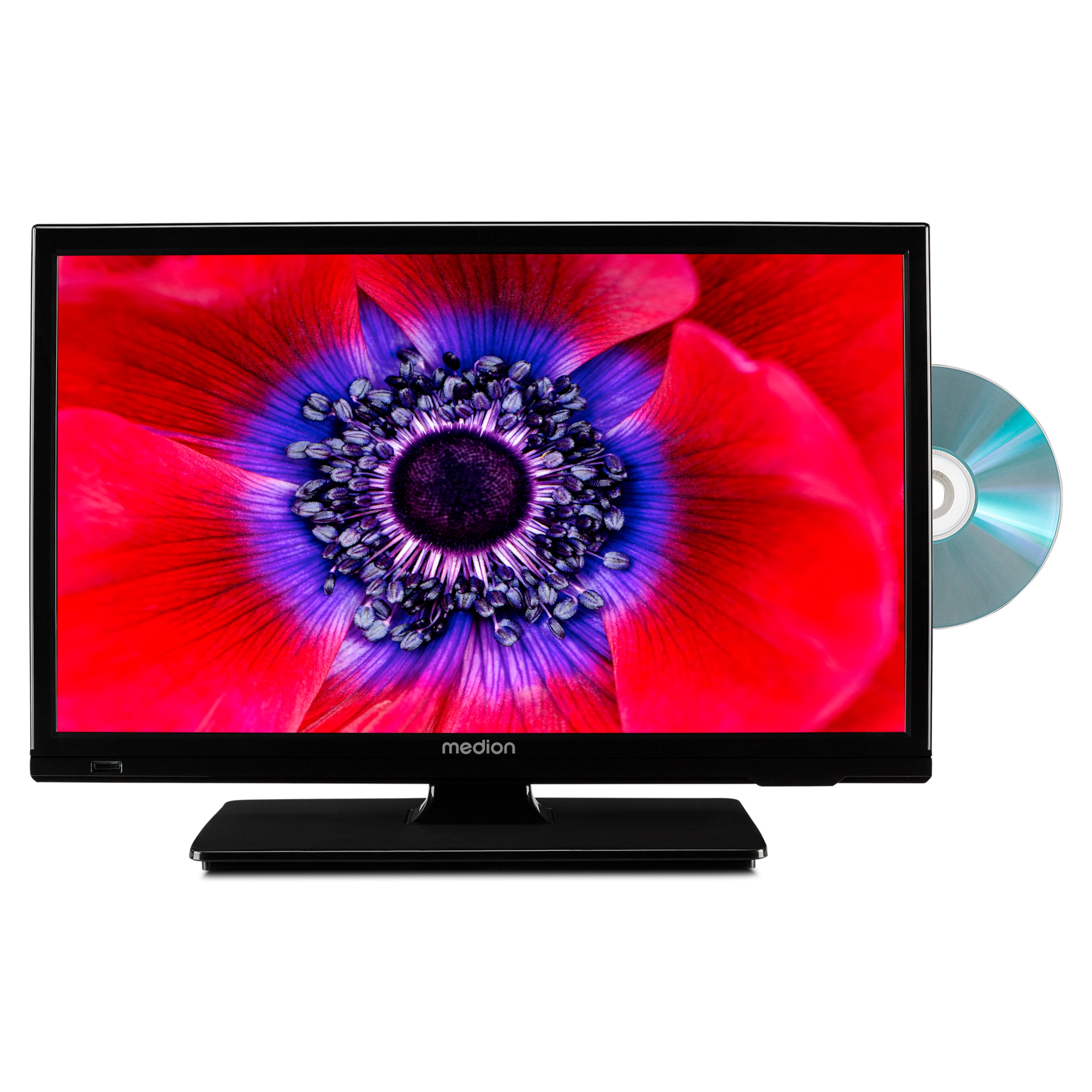 MEDION® LIFE E8192501 (MD 819001) Fernseher, 47 cm (19'') LCD-TV, HD Triple Tuner, integrierter DVD-Player, Car-Adapter, CI+ Schnittstelle