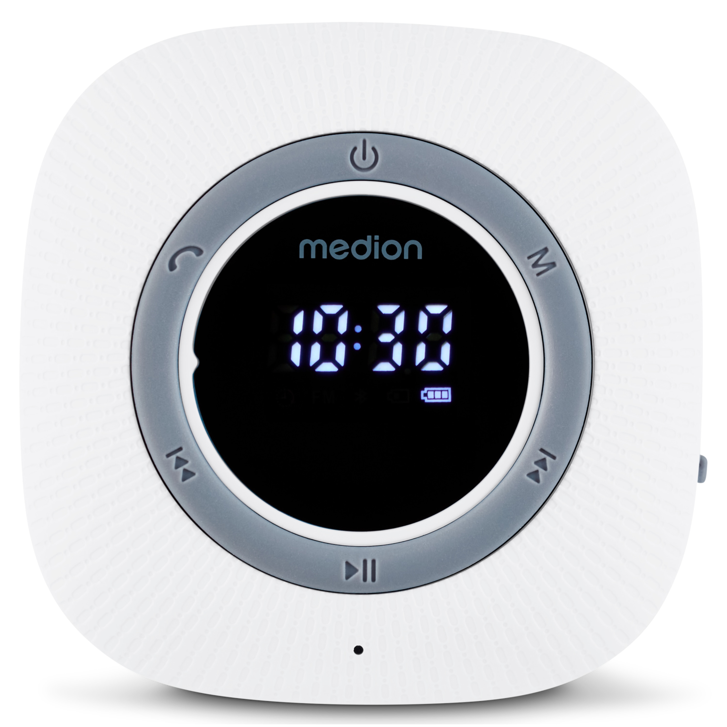 MEDION® LIFE® S66884 Duschradio, LED-Display, UKW-Radio, IPX6 Schutz, Bluetooth® 5.1, 30 W Ausgangsleistung (3 W RMS)