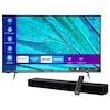 MEDION® Offre combinée ! LIFE® X14313 108 cm (43 pouces) Ultra HD Smart-TV & Barre de son avec Bluetooth P61155