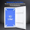 MEDION® LIFE® Kühlschrank MD 37767, 92 L Nutzinhalt, 40 dB, Stufenlose Temperaturreglung, Höhenverstellbare Füße, Energieeffizienzsklasse E