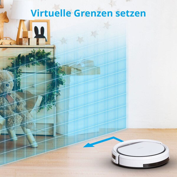 MEDION® Saugroboter MD 19511, systematische Navigation, bis zu 100m²