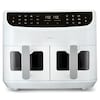 MEDION® LIFE® P20 XXL Twin Doppelzonen-Heißluftfritteuse MD 11760, 100 Rezepte in der Life+ App, 2 separate Garzonen, 9 Automatikprogramme, 8,7 L Gesamt-Nutzinhalt, 2.600 Watt, Temperatur einstellbar bis 200 °C