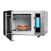 MEDION® 2in1 Mikrowelle MD 14482, Kombination aus Mikrowelle & Grill, 8 Automatikprogramme, 20L Garinnenraum, Auftaufunktion