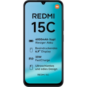 XIAOMI Redmi 15C 128 GB, Midnight black (25078RA3EE)