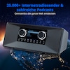 MEDION® LIFE® P85333 Stereo Internetradio, 7,1 cm (2,8'') TFT-Farbdisplay, über 25.000 Internet-Radiosender & viele Podcasts empfangen, DAB+/UKW Radio, Wecker, WLAN, Bluetooth®, Amazon Music, Spotify®-Connect, 2 x 6 W RMS