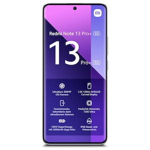 XIAOMI Redmi Note 13 Pro+, 5G, 512 GB, Aurora Purple