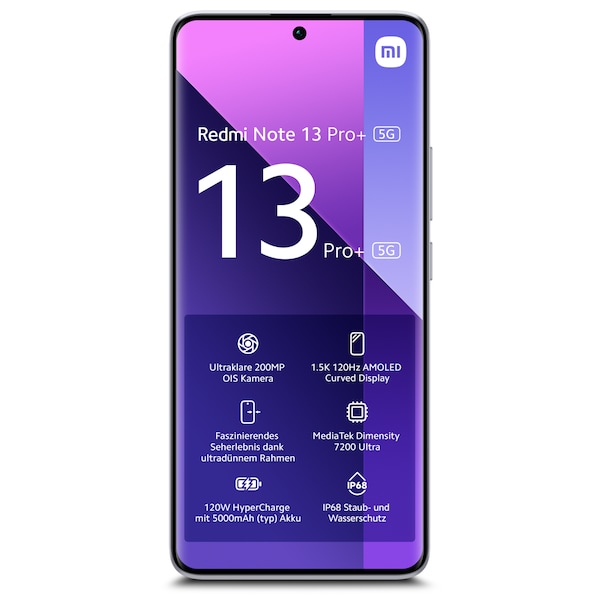 XIAOMI Redmi Note 13 Pro+, 5G, 512 GB, Aurora Purple