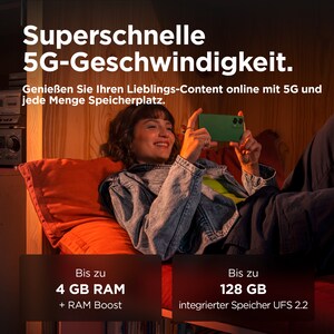 MOTOROLA moto g35 5G, Leaf Green inkl. moto buds, Starlight Blue