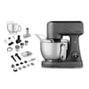 MEDION® LIFE Digitale Küchenmaschine MD12600, 800 W Gleichstrommotor, Energiesparend, Ultraleise, Digitales Sensor-Touch-Display, 4,6 L Edelstahlschüssel, Inkl. Fleischwolf