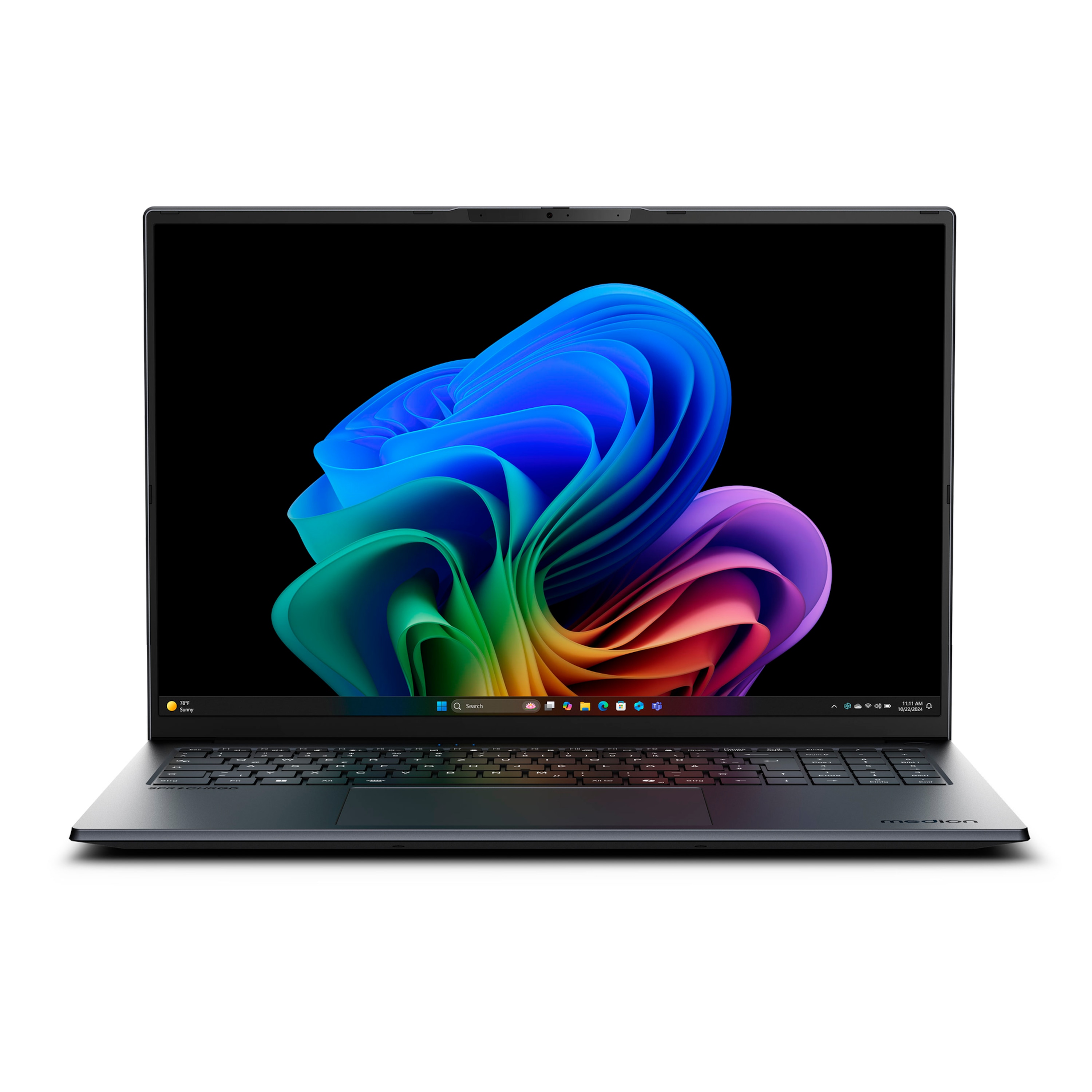 MEDION® SPRCHRGD 16 S1 OLED; Copilot+ PC, Intel® Core™ Ultra 7 258V , Windows 11 Home, 40,6 cm (16“) 2,8K OLED-Display, 1 TB SSD, 32 GB RAM