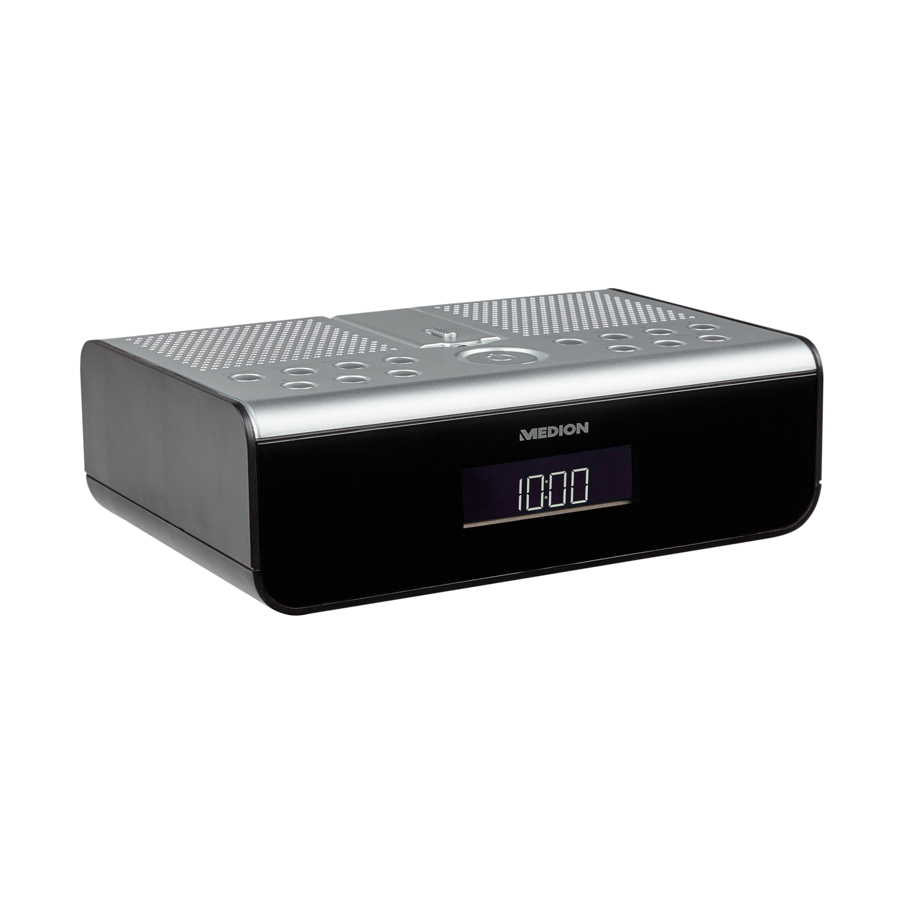 MEDION® LIFE® P66358 DAB+ Uhrenradio mit Uhrzeitprojektion, LCD-Display mit Hintergrundbeleuchtung, DAB+& PLL-UKW Radio, manueller und automatischer Sendersuchlauf