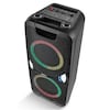 MEDION® LIFE® PE-1 Pure Partylautsprecher, PLL-UKW Radio, Bluetooth® 5.4, satter Sound, verschiedene Lichteffekte, X-Bass Bassanhebung, inkl. Mikrofon, 2 x 25 W RMS Ausgangsleistung