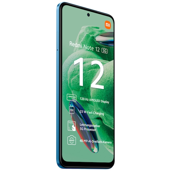 XIAOMI Redmi Note 12 5G, 128 GB, Ice Blue
