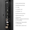 MEDION® LIFE® MD 850700 QLED Google TV™, 125,7 cm (50'') Ultra HD, HDR, Dolby Vision®, MEMC, PVR ready, Netflix, Amazon Prime Video, Bluetooth®, Dolby Atmos, DTS Virtual X, DTS X, HD Triple Tuner, CI+ Schnittstelle