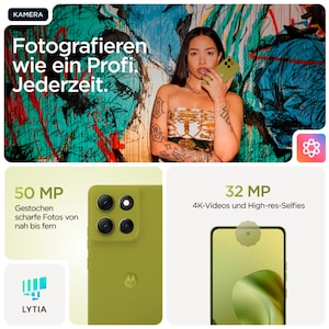 MOTOROLA moto g86 5G, 256 GB, Golden Cypress