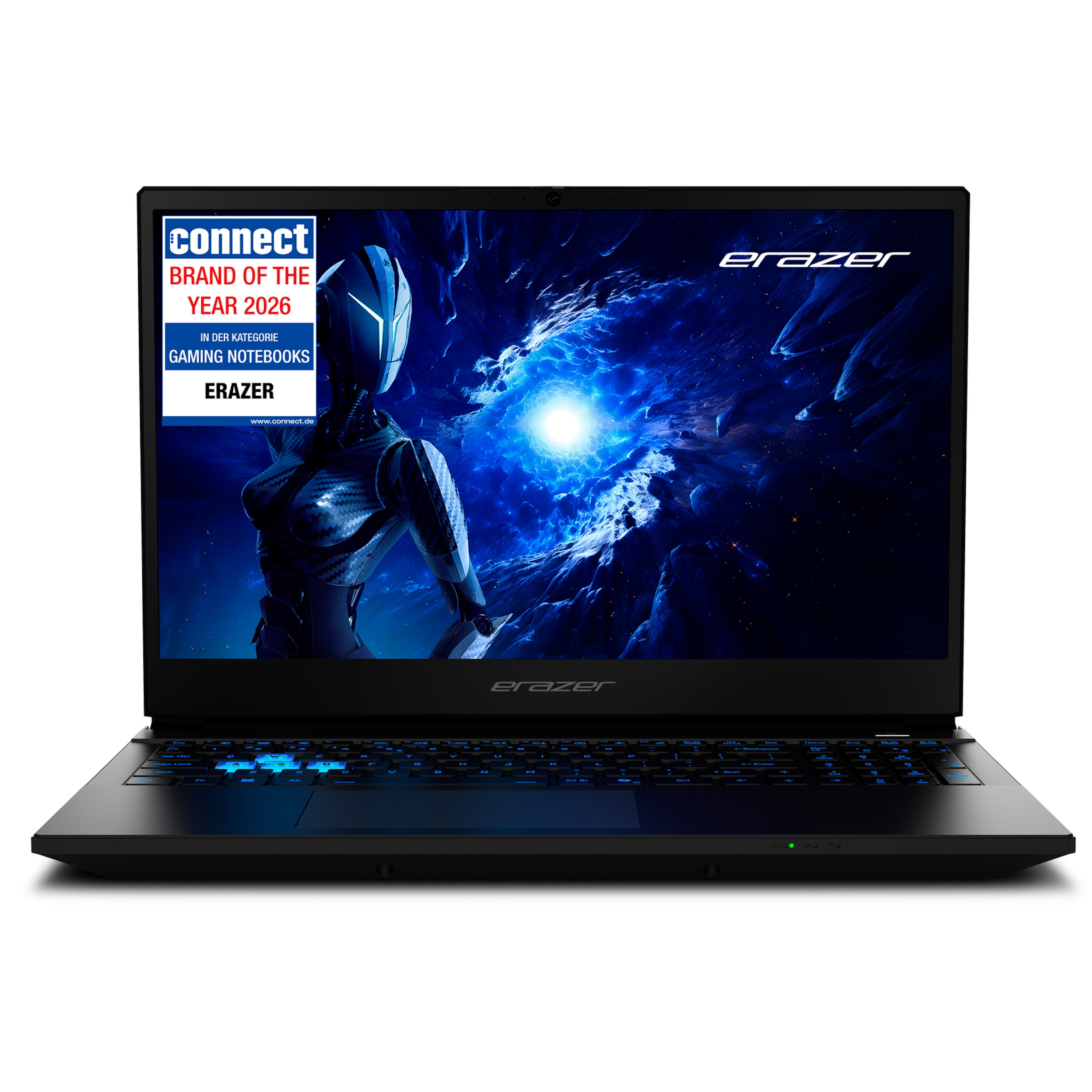 ERAZER Scout 15 E1 Core Gaming Laptop, Intel Core i5 13420H, Windows 11 Home 39,6 cm (15,6") FHD Display mit 144 Hz, NVIDIA GeForce RTX 5050, 1 TB SSD