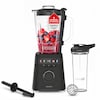 MEDION® LIFE® Standmixer MD 100105, 900 Watt (neue GS Norm), 1,75 Liter Glasbehälter, 4 Automatikprogramme, LED-Display, stufenlose Geschwindigkeitsregelung, To-go-Flasche