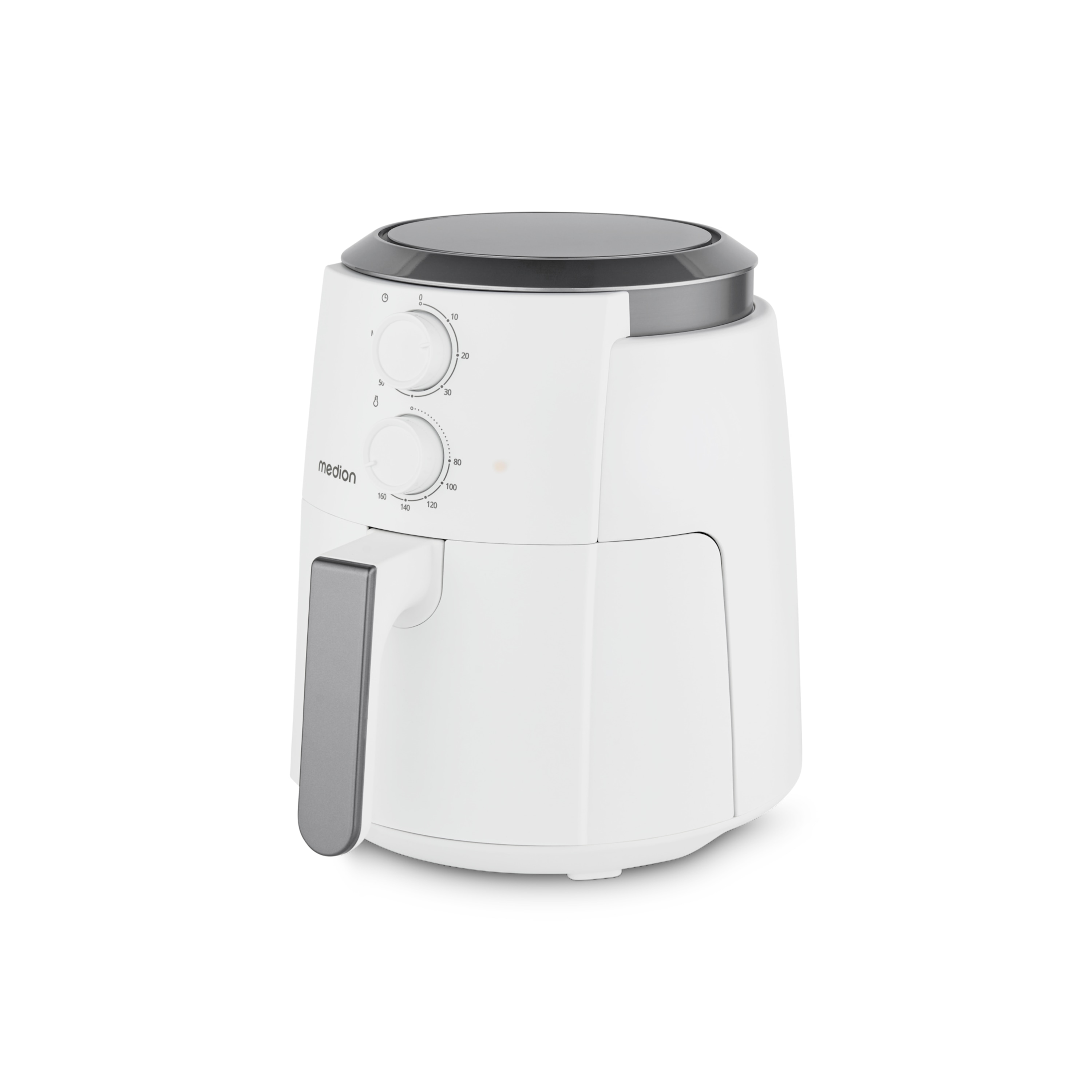 MEDION® LIFE Heißluftfritteuse P30 L (MD13020), 100 Rezepte in der Life+ App¹, 4,7 Liter Fassungsvermögen, 1.500 Watt, 60 min. Timer