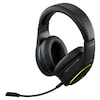 MEDION® ERAZER® Mage X10, Wireless Gaming Headset, klasse Klangqualität, flexibles & abnehmbares Mikrofon, RGB, Kabelbedienelement, bis zu 12 Stunden Laufzeit, kabellos (PC & PS5®) oder kabelgebunden