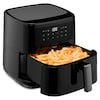 MEDION® LIFE® P10 XL Duo Heißluftfritteuse MD 11750, 100 Rezepte in der Life+ App, mit 2 Heizelementen, 2.150 W Gesamtleistung, ölfreies Frittieren, 9 Automatikprogramme, 6,8 L Nutzinhalt