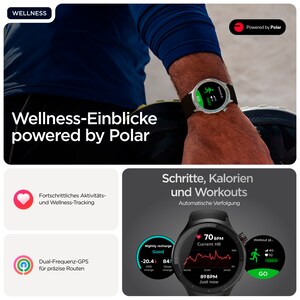MOTOROLA moto watch, Volcanic Ash