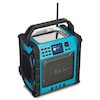 MEDION® LIFE® P66896 Premium Baustellenradio, 6,1 cm (2,4'') Farbdisplay, Bluetooth® 5.3, DAB+/UKW Radio, integr. Akku für bis zu 10 Stunden Laufzeit, zwei Passivradiatoren, 30 W RMS