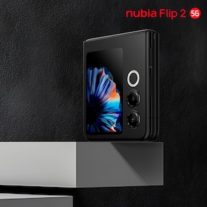 NUBIA Flip 2 5G 256 GB, Night Black (NX732J)