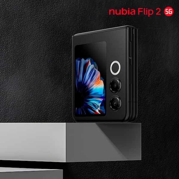 NUBIA Flip 2 5G 256 GB, Night Black (NX732J)