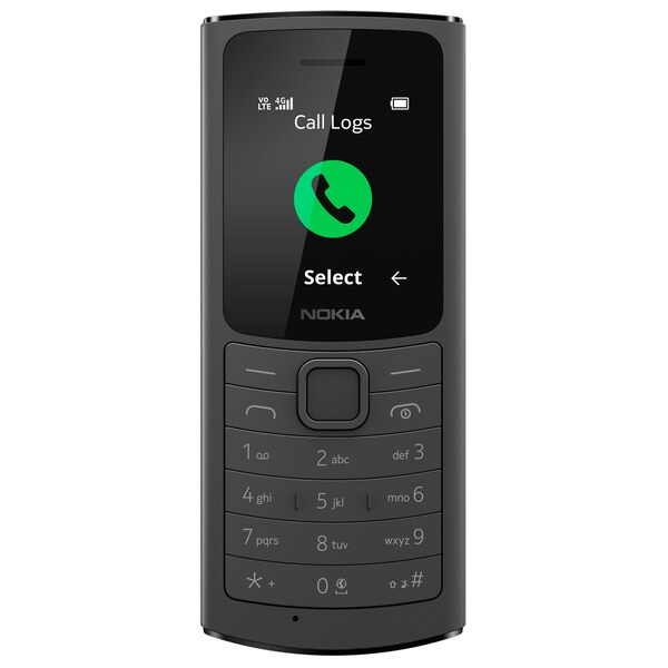 NOKIA 110 4G 128 MB, schwarz