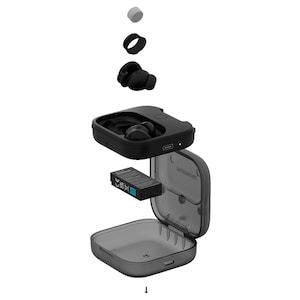 FAIRPHONE Fairbuds True Wireless Earbuds, Schwarz