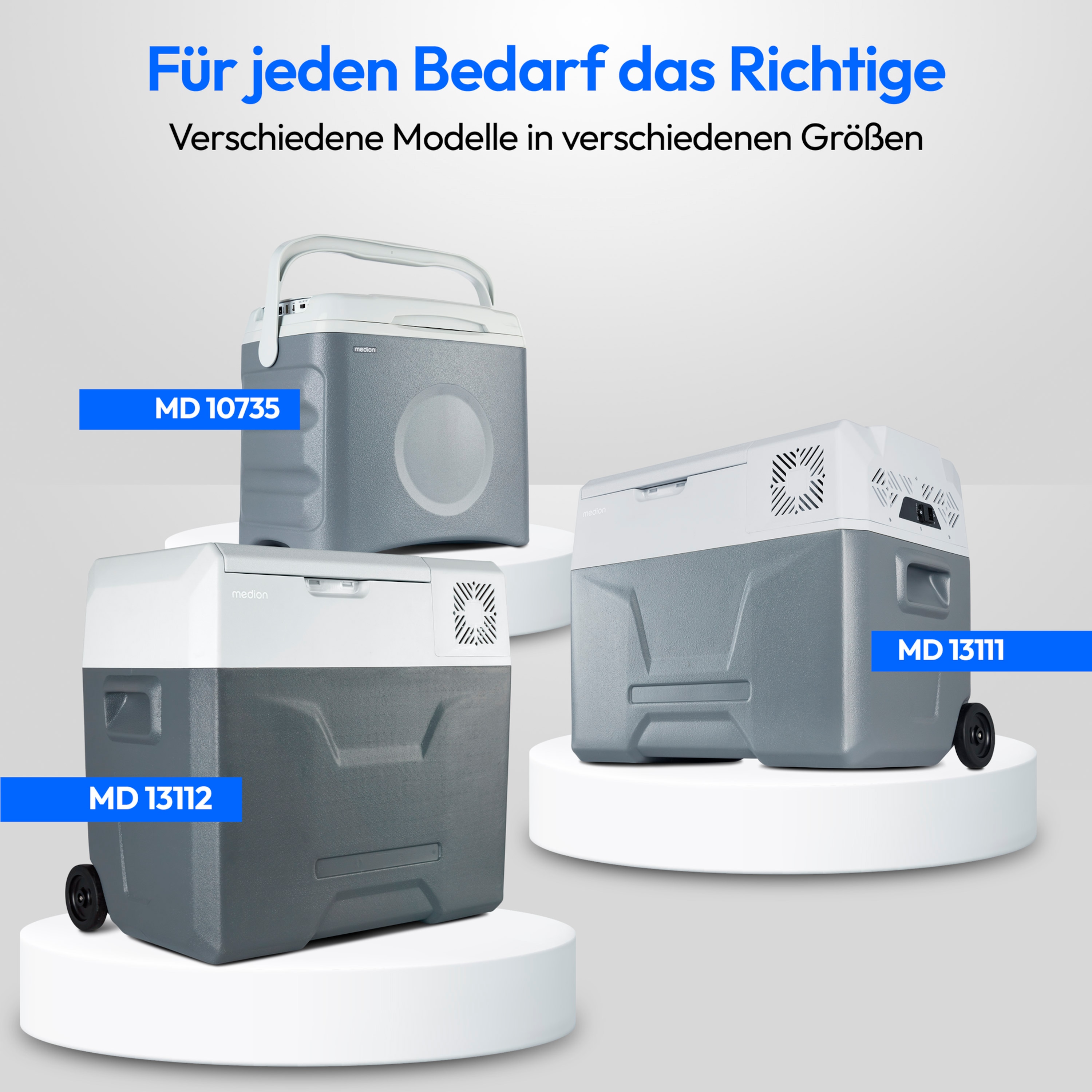 MEDION® LIFE® Thermoelektrische Kühlbox MD 10735, Kühl- und Warmhaltefunktion, 25 L Kapazität, 12V-, 230V- und USB-Anschlüsse zur Stromversorgung