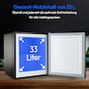 MEDION® LIFE® Mini-Gefrierschrank MD 37675, 33 L Nutzinhalt, Gefrierkapazität 2,4 kg/24 Std., manuelle Temperatureinstellung, Griffmulde